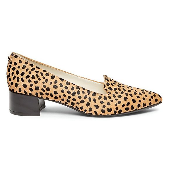 NEW Anne Klein Leopard print Real Cow Fur Kitten Heel Pump iFlex Shoes- Size 7M - Picture 1 of 14